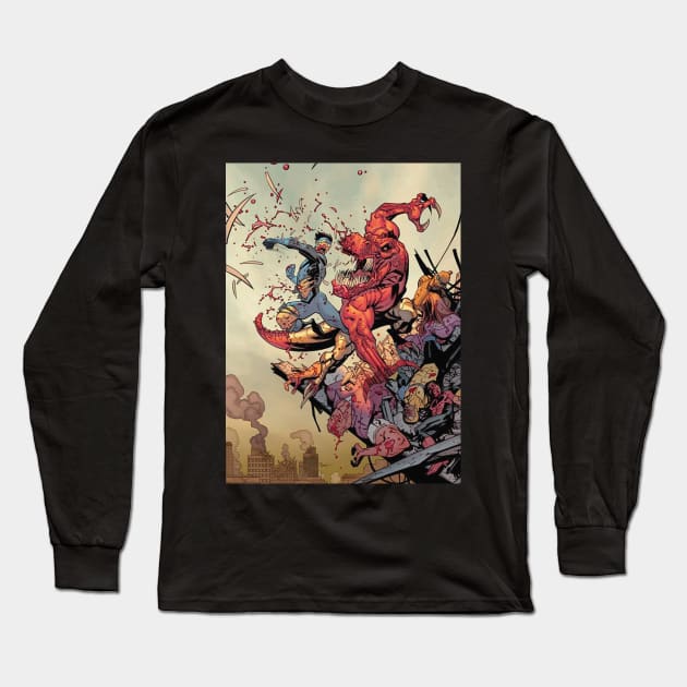 invincible poster Long Sleeve T-Shirt by super villain